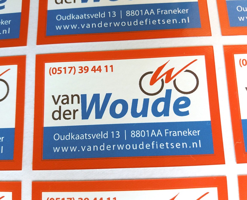 515 Signs stickers Van der Woude